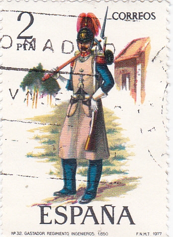 GASTADOR REGIMIENTO INGENIEROS 1850 (13)