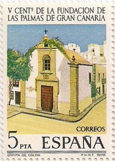 V Centenario de la Fundación de Las Palmas de Gran Canaria. Ermita de Colón