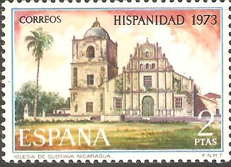 HISPANIDAD  1973.  IGLESIA  DE  SUBTIAVA,  NICARAGUA.