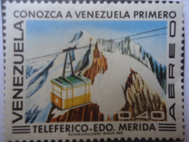 Conozca a Venezuela Primero - Teléferico-Estado Merida