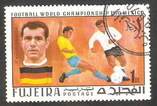 Fujeira - Mundial de fútbol México 70, F. Beckenbauer