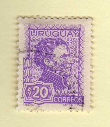 Scott 840. Gen. José Artigas.