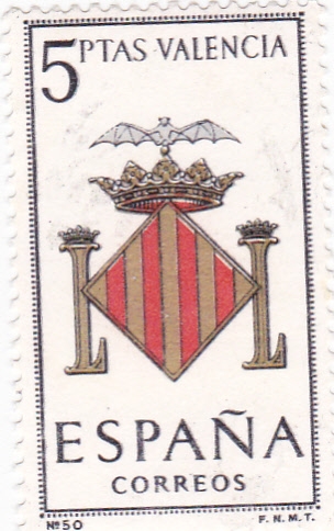 VALENCIA - Escudos de las capitales españolas (15)
