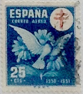 25 céntimos 1950