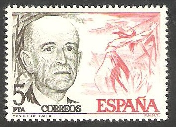 2380 - Centº del nacimiento de Manuel de Falla