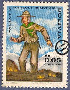 Homenaje al Boy Scout Boliviano