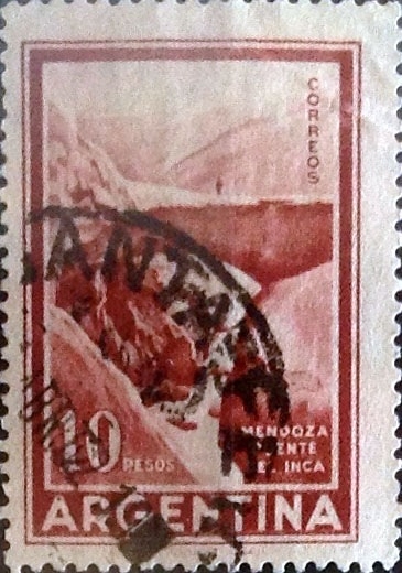 Intercambio 0,20 usd 10 pesos 1960