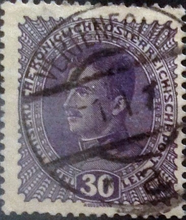 Intercambio 0,20 usd 30 heller 1917