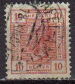 AUSTRIA 1906 Scott 92 Sello Personajes Kaiser Koenic usado Michel 134 Osterreich Autriche