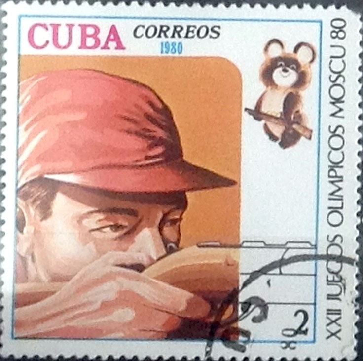Intercambio agm 0,20 usd 2 cents. 1980