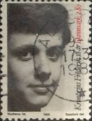 Intercambio 0,35 usd 2,80 krone 1986