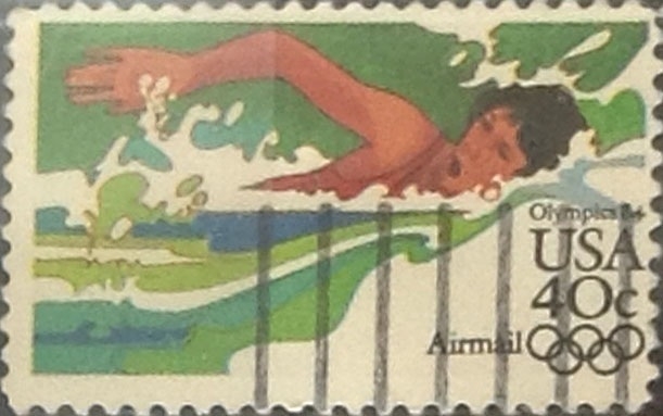 Intercambio 0,40 usd 40 cents. 1983