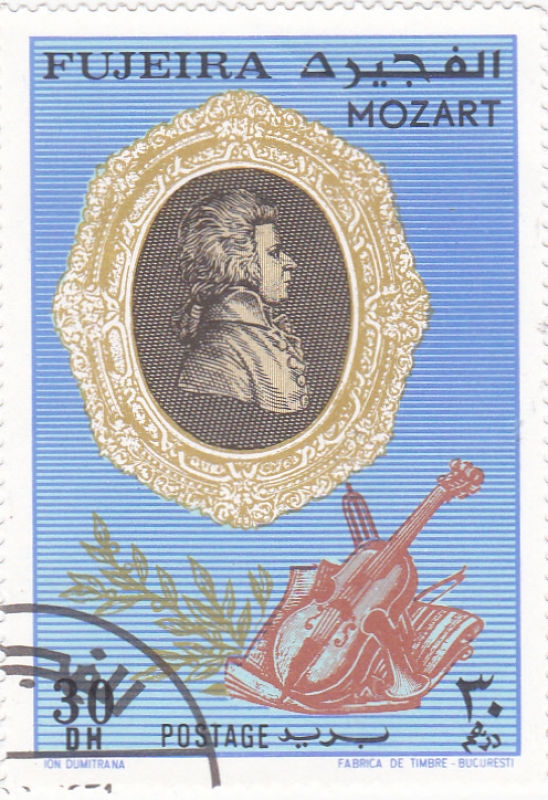 retrato de Mozart-FUJEIRA