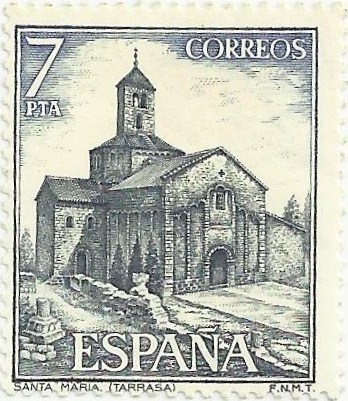 TURISMO IXª SERIE. SANTA MARIA D´EGARA (TERRASSA). EDIFIL 2271