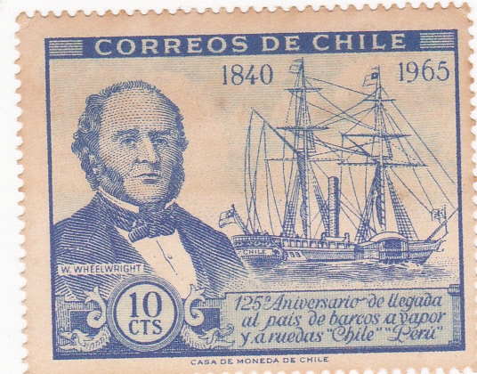 125 aniv,llegada de barcos a vapor y rueda