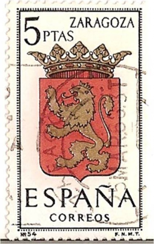 España Correos / Zaragoza / 5 pecetas
