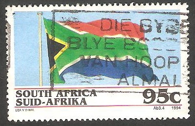 850 - Bandera de Sudáfrica 