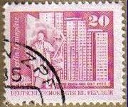 ALEMANIA DDR 1980 Scott 2074 Sello Berlin Plaza de Lenin 20 Michel2485 Allemagne Duitsland Germania