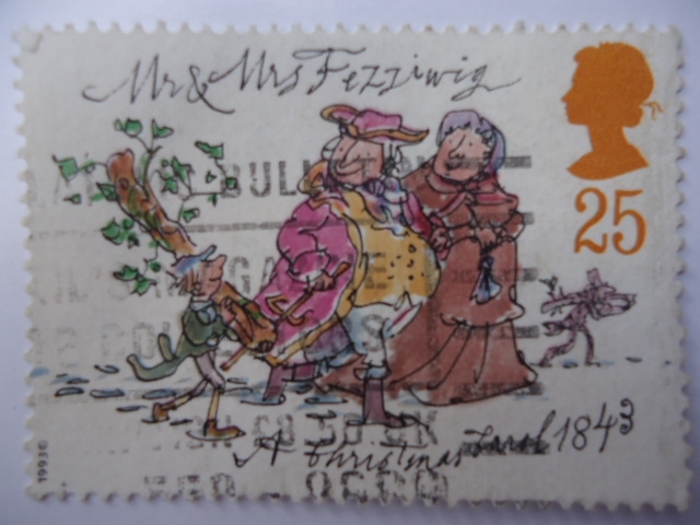 150Ht Anniversary of Publication of A. Cristmas Carol by Charles Dickens Isue. 1843-1993.