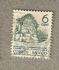 Monumento conmemorativo camino Mejico Guadalajara