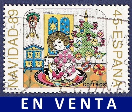 Edifil 3037 Navidad 1989 45