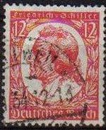 DEUTSCHES REICH 1935 Scott447 SELLO Friedrich Von Schiller ALEMANIA Mitchel555 Yvert523