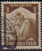 DEUTSCHES REICH 1935 Scott448 SELLO SAAR Bienvenidos a casa ALEMANIA Welcoming home Yvert 524
