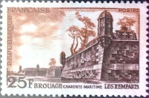 Intercambio 0,20 usd 25 francos 1955