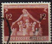 DEUTSCHES REICH 1936 Scott475 Sello Congreso de Comunidades Alemanas Mitchel619 YVERT 575