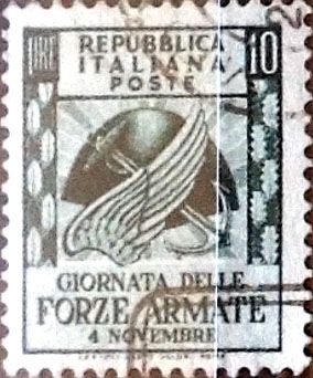 Intercambio 0,20 usd 10 liras 1952