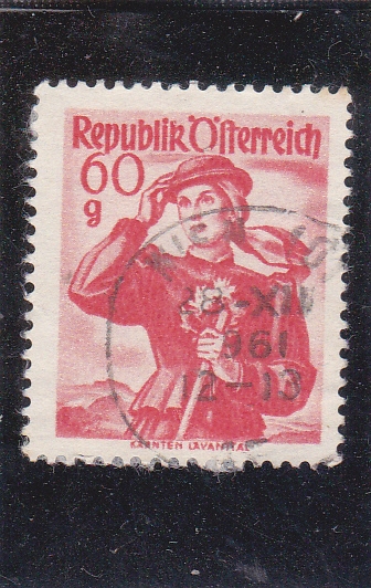 traje regional austriaco