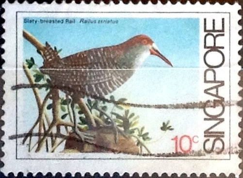 Intercambio nf4b 0,25 usd 10 cent. 1984