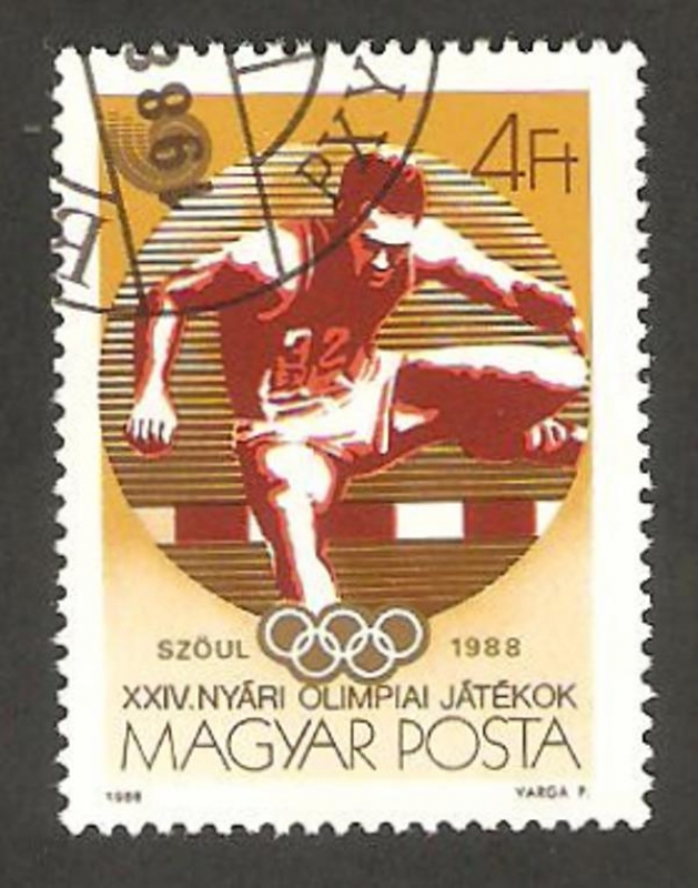 3161 - Olimpiadas de Seul, carrera vallas