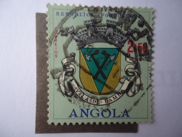 República Portuguesa-Villa de Damba - Escudo.