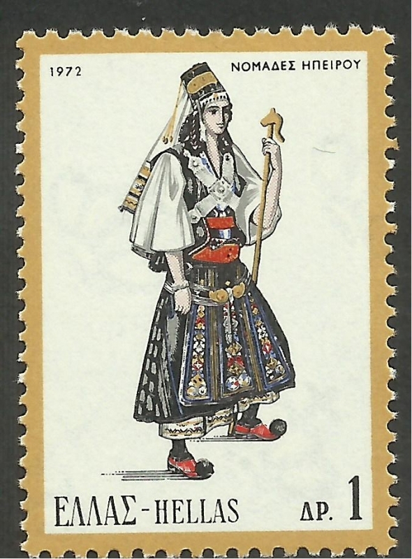 1074 -Traje típico Berges, nómada de las montañas