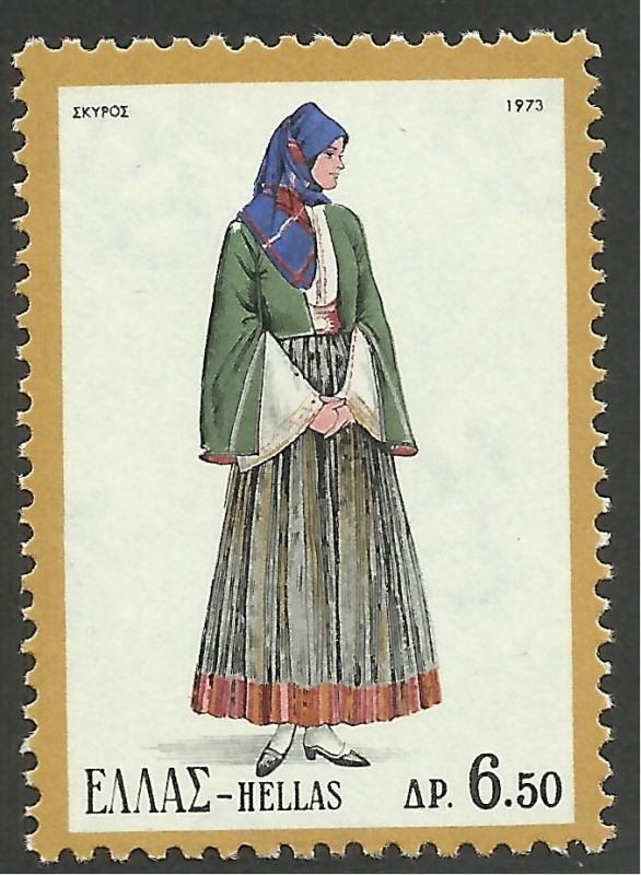 1118 - Traje típico de Isla de Skyros