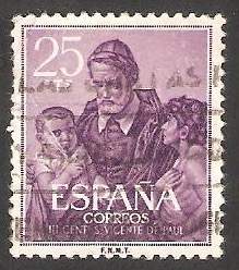 1296 - III centº de la muerte de San Vicente de Paúl 