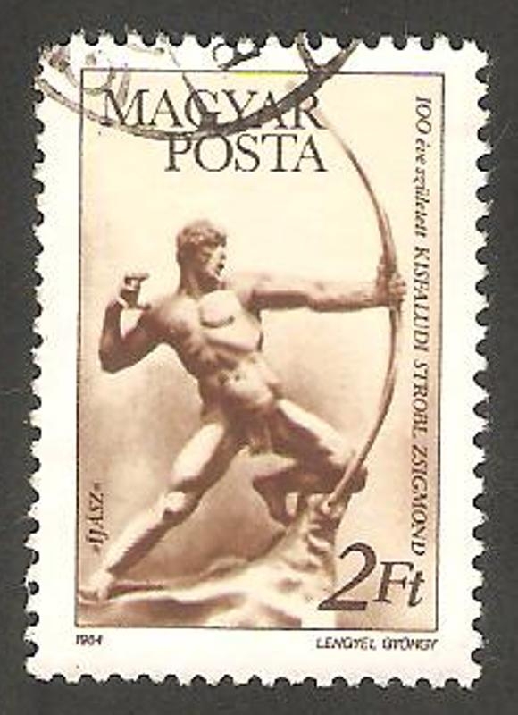 2918 - Centº del nacimiento del escultor Zsigmond Kisfaludy