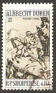 1298 - 500 Anivº del nacimiento de Albrecht Durer, Cartero