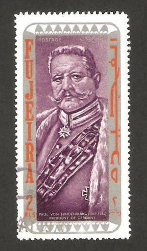 Fujeira - Paul von Hindenburg, Presidente de Alemania