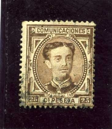 Alfonso XII. Filigrana Castillo