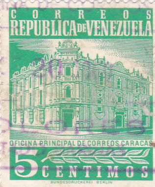 oficina de correos de Caracas