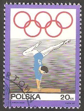 1759 -50 Anivº del Comité olímpico polaco, Gimnasia 