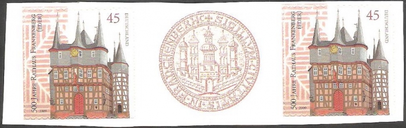 2540 - 500 Anivº del Ayuntamiento de Frankenberg