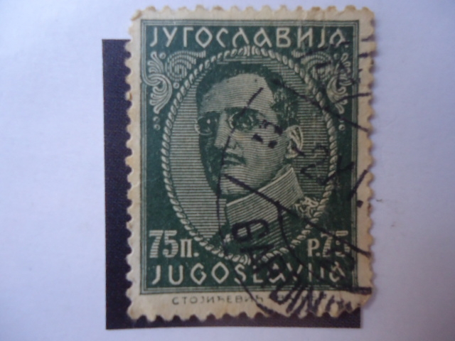 King Alexander I de Yugoslavia. Rey de los Serbios, Croatas, y Eslovenos.