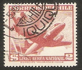 Avión y Bandera nacional