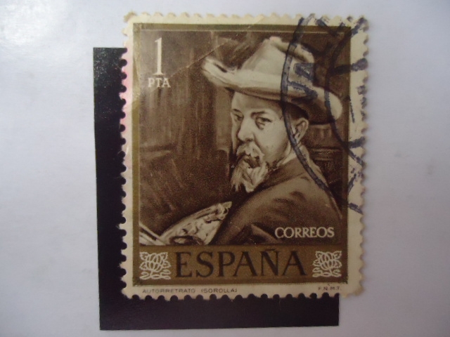 Ed: 1570 - Autorretrato de Joaquín Sorolla Bastidas - Centenario de su Nacimiento.