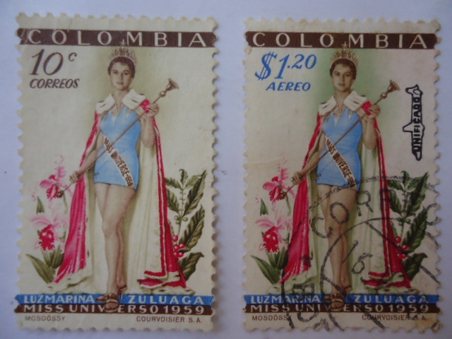 Luz Marina Zuluaga - Miss Universo 1959.