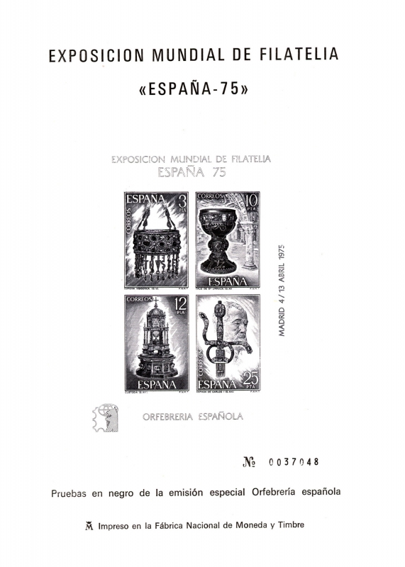 EXPOSICION MUNDIAL DE FILATELIA