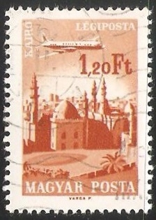 Avion sobre el Cairo